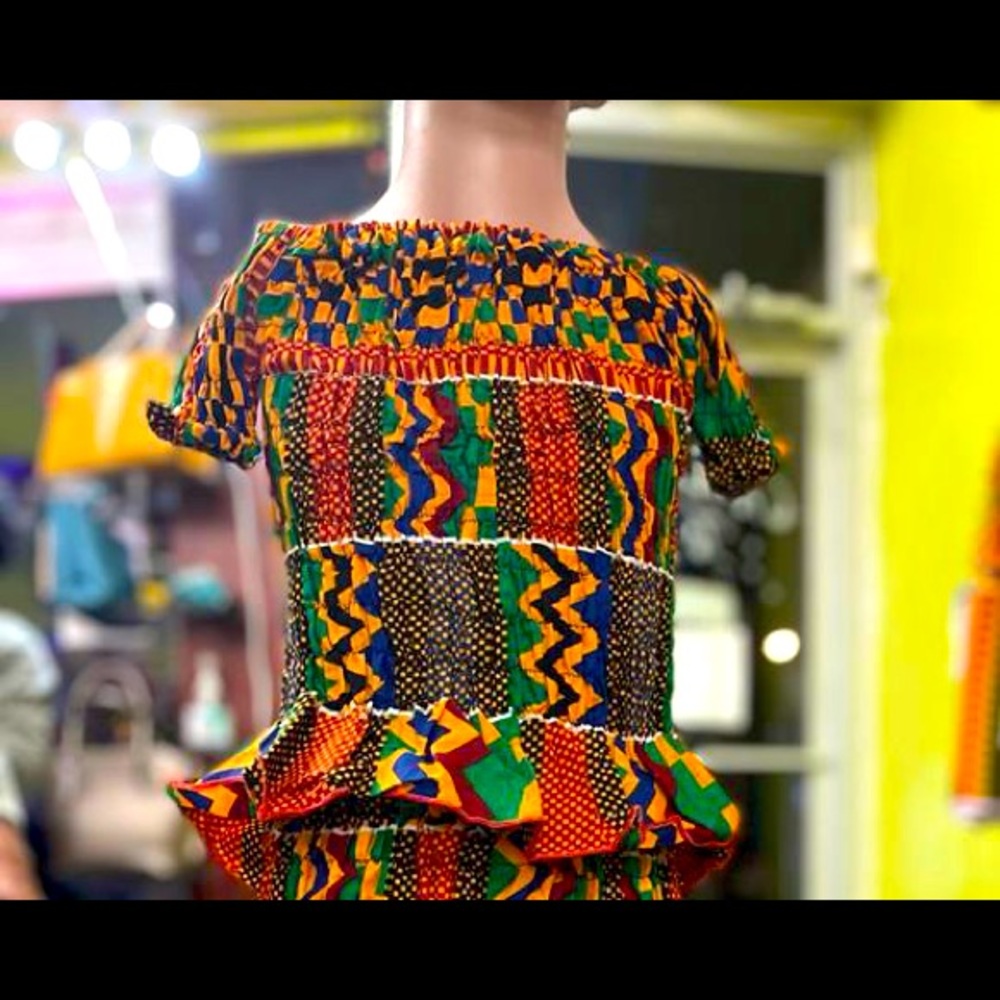 African print 2 piece attire